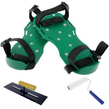 Imagem de Kit de ferramentas autonivelante com cabo de plástico, ferramentas de pintura fáceis de instalar, ferramentas de pintura de piso epóxi de limpeza simples para pisos de concreto epóxi