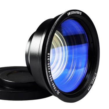 Imagem de HUNST F-Theta Scan Lens para gravadores a laser de fibra, lente de digitalização óptica para sistema Galvo de 1064 nm, rosca M85 (300x300 FL 420)