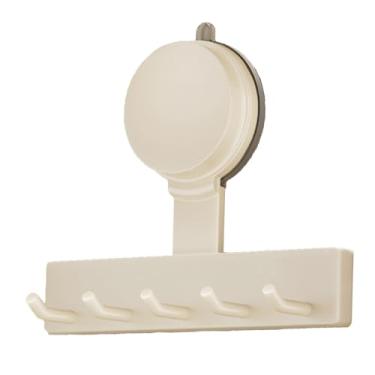 Imagem de FCWVP Ganchos com ventosa – Suporte de parede para banheiro e cozinha sem broca para toalhas, casacos, utensílios – Aderência forte reutilizável em azulejo, vidro, espelho (branco