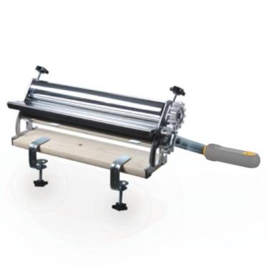 Imagem de Cilindro de Massas Cromado Sova Master Anodilar 35 cm com Engrenagem d