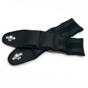 Imagem de Par Caneleira Tornozeleira 5kg para Fortalecimento de Pernas e Glúteos