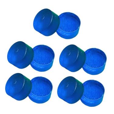 Imagem de UGPLM 10 peças de reposição de ponta de salto de acrílico para taco de bilhar e acessórios de reparo para jogadores de sinuca esportiva, Azul