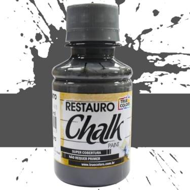 Imagem de Tinta Chalk True Colors 100ml Restauro - Cinza Granito
