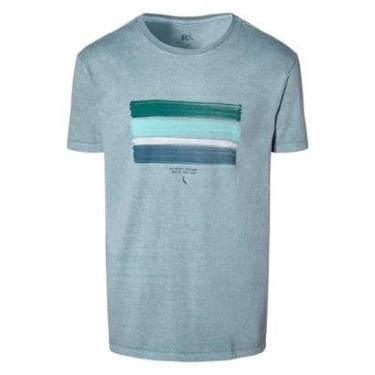 Imagem de Camiseta Reserva Listras Pinceis Masculino Azul Dusty-Masculino