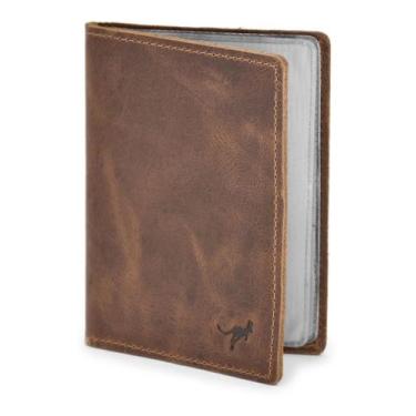 Imagem de Porta Documentos Carteiras Masculina Couro Legítimo Cabe Rg - LEARSI, 