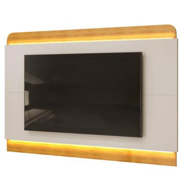 Imagem de Painel Para TV Suspenso 75 Pol 219cm Com LED Collie D04 Cedro/Bali - Mpozenato