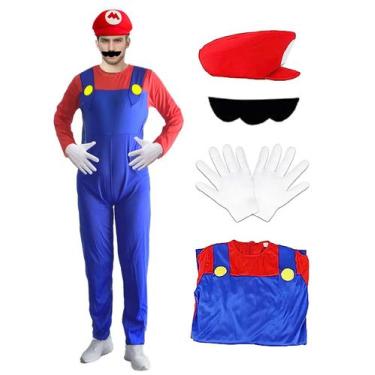 Imagem de Traje de cosplay Criondance para adultos Super Brothers, macacão verme