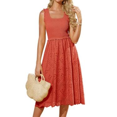 Imagem de Vestido GRACE KARIN Vestido de verão para mulheres com gola quadrada s