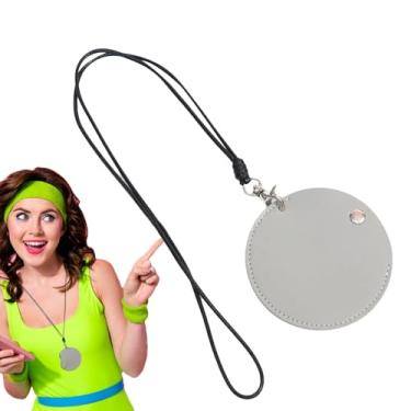 Imagem de Capas de fone de ouvido portáteis de armazenamento – Bolsa para fone de ouvido | Bolsa de armazenamento de fone de ouvido de couro PU | Capa pequena para fone de ouvido com cordão longo | Bolsa de