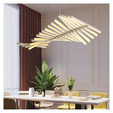 Imagem de Lustre moderno LED Lustre Luzes Nordic loft Preto/Branco Pendurado Sala de estar Decoração de casa Luminária pendente Restaurante Bar Luminárias (Cor: Brilho, Tamanho: 10 Cabeças 48x47cm