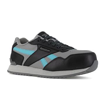 Imagem de Reebok Tênis feminino Rb982 Harman Composite Toe Classic Work Cinza e Azul-petróleo Segurança, Preto, 39