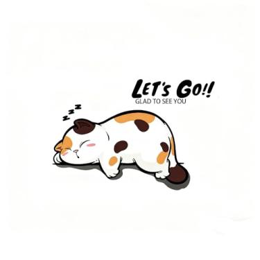 Imagem de Adesivo de gato adesivo de carro emblema para motocicleta logotipo decorativo arranhado capa de logotipo cauda lateral fita de arranhões capacete de moto (C)