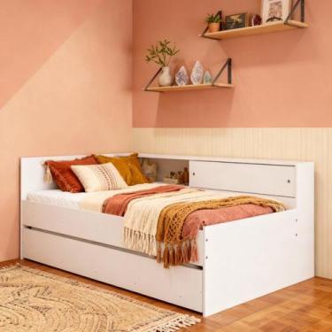 Imagem de Bicama com Módulo Lateral 80cm X 193cm - MOVELBRAS