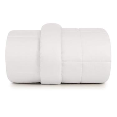 Imagem de Edredom Casal Altenburg Algodão Lux 200 Fios Plumi Branco