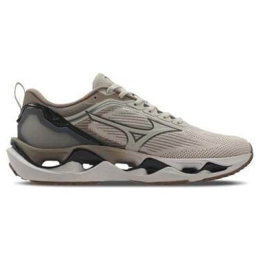 Imagem de Tênis Mizuno Wave Stratos 3 - Masculino - Bege, 39