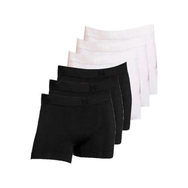 Imagem de Kit com 6 Cuecas Boxer Hope Smc61020 Colorido, Preto, M