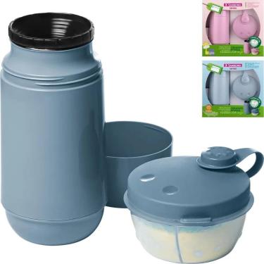Imagem de 10X Kit Passeio Bebê Pote Porta Leite Pó Dosador Garrafa Té