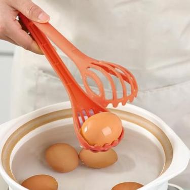Imagem de Batedor de ovos multifuncional, clipe de pão, batedeira manual, ferramentas domésticas para assar, utensílios domésticos, suprimentos para bater ovos rápido, laranja