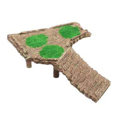 Imagem de ShengQuanHao Plataforma para Tartarugas, Rampa de Escalada para Tartarugas, Terraço de Descanso para Atividades, Decoração de Aquário, Ornamento para Aquário de An