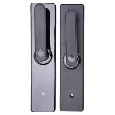 Imagem de Generic Trava de Porta de Impressão Digital Inteligente, Chave de Senha Impressão Digital Chave do Aplicativo Com Botão Biométrico Porta Fi Fi Fechos de Porta de Impressão