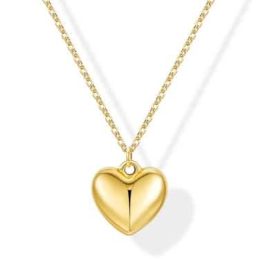 Imagem de Colar feminino com pingente de ouro delicado, lindo laço banhado a ouro 14K Ankh, pino de segurança, floco de neve, coração, beisebol, estrela, concha, flor, colar, hipoalergênico, ajustável, para uso