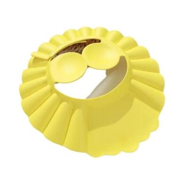 Imagem de Touca Ajustável Para Banho De Bebê Com Proteção Para Ouvidos, Chapéu M