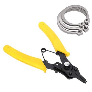 Imagem de Alicate de anel de pressão 4 em 1, ferramenta de combinação manual externa interna