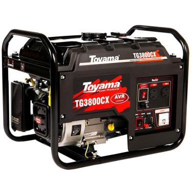 Imagem de GERADOR TOYAMA A GASOLINA TG3800CX, MONOFASICO, 115/230V, 60HZ, 3.1KW, PART MANUAL