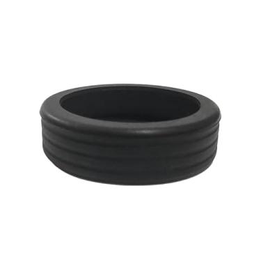 Imagem de Kit de rodas de 8 polegadas para malas, com design que reduz o ruído e capas de silicone silenciosas para as rodas, além de um design elegante(Preto,24pcs)