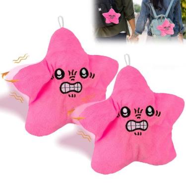 Imagem de Brinquedo de pelúcia Angry Starfish Moving Angry Star Car Pink 2 unida