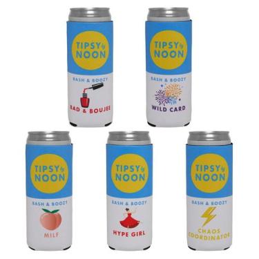 Imagem de Isolador de bebidas Funky Junque Bash & Boozy, conjunto de refrigerado