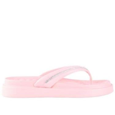 Imagem de Chinelo Feminino Moleca com Aplicações de Brilho 5554,101 Salmao-Feminino