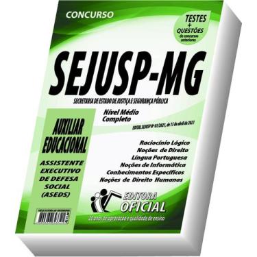 Imagem de Apostila Sejusp Mg - Auxiliar Educacional - Curso oficial, 01