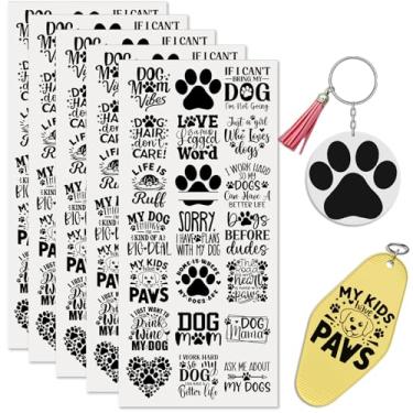 Imagem de XRTHGS 105 peças adesivos UV DTF Dia das Mães, adesivos coloridos de transferência UV DTF, papel de transferência UV DTF de alta viscosidade, adequado para chaveiros, canecas UV DTF (frases de mãe de