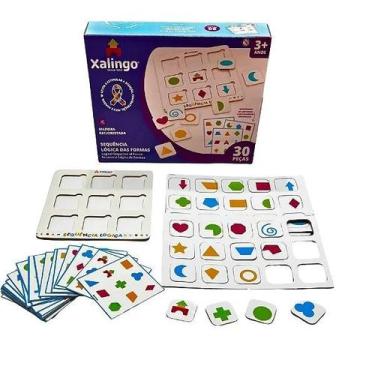 Imagem de Sequência lógica das formas - xalingo