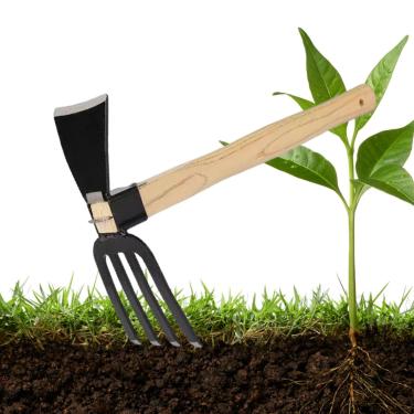 Imagem de Enxada de remoção de ervas daninhas,Enxada de jardim - Ferramenta de leme manual | Enxada e cultivador de jardim, leme manual para jardinagem, capina, cultivo de, ferramenta de ancinho resistente