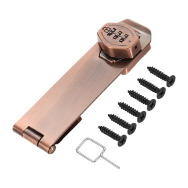 Imagem de PATIKIL Fechadura de combinação de armário sem chave, 15 cm, botão de torção com senha de 3 dígitos, liga de zinco, trava de ferrolho para armários, gaveta de armário, armário de cozinha ao ar livre