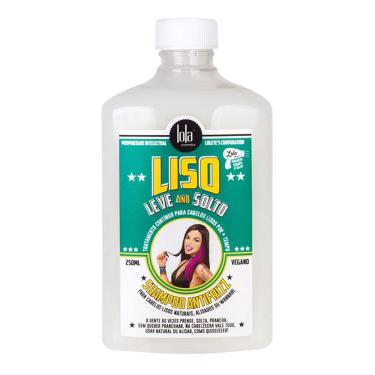 Imagem de Shampoo Antifrizz Liso, Leve And Solto Lola Cosmetics 250ml