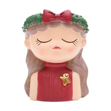 Imagem de Generic Vaso de Flores, Recipiente para Flores, Rosto Elegante de, Floreira, Vaso de Mesa para Casa, Sala de Estar, Amante de Jardins, Presente, D, Tamanho real