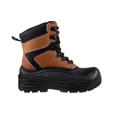 Imagem de Absolute Sequencer 2 Botas masculinas de inverno, quentes, isoladas, à prova d'água, Marrom, 42