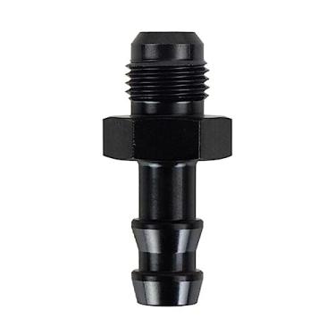 Imagem de Adaptador de Conector Barb Mangueira Linha Combustível 6AN Macho para Tubo Barbado 3 8 Polegada com Fixação por Pressão Linhas Óleo e Refrigerante Instalação Fácil