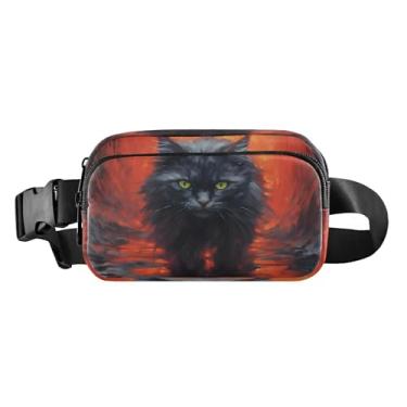 Imagem de CEBUGI Pochetes de caminhada para homens e mulheres, pochetes modernas e resistentes à água com cinto ajustável para treino, viagem, corrida