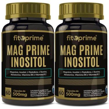 Imagem de Kit 2x Mag Prime Inositol Com L-Triptofano, L-Teanina, Vitaminas B6 e 