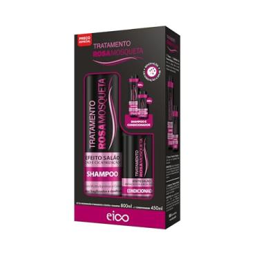 Imagem de Eico Kit Rosa Mosqueta Shampoo 800ml + Condicionador 450ml