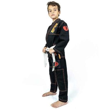 Imagem de Kimono Jiu Jitsu Infantil Preto Raptor | Edição Limitada Anime-Masculino
