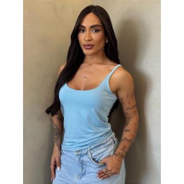 Imagem de Blusa Feminina de Suplex de Poliamida - Alta Elasticidade e Conforto -