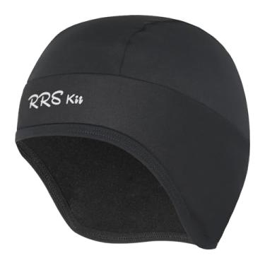 Imagem de predolo Touca térmica para capacete, gorro térmico para ciclismo, gorro de inverno quente com protetor de orelhas para esqui e esportes ao ar livre.