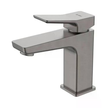 Imagem de Misturador Monocomando P/Lav Dax Tamisa Bica Baixa Cinza Dax-2580-tm-gr