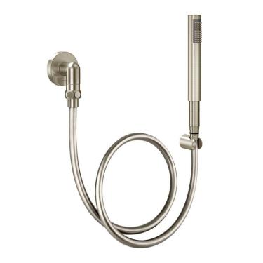Imagem de Ducha Manual com Joelho 90° Docol C30 90018346044 Níquel Escovado