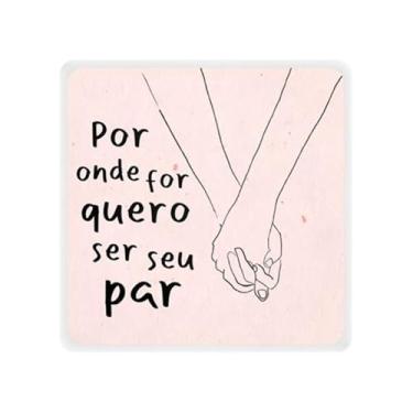 Imagem de Luminária Box Slim “Por Onde For que ser seu pa” – LED Decorativo com Alimentação USB e Design Motivacional!